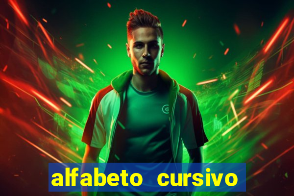 alfabeto cursivo para treinar caligrafia