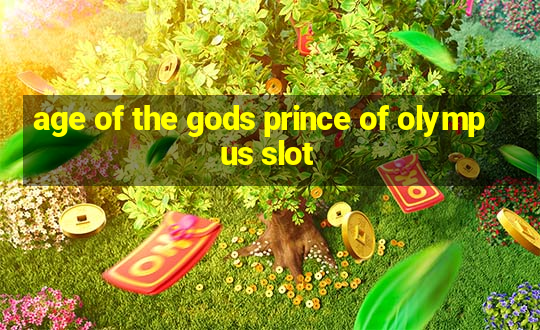 age of the gods prince of olympus slot