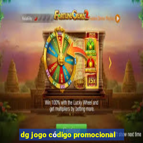 dg jogo código promocional