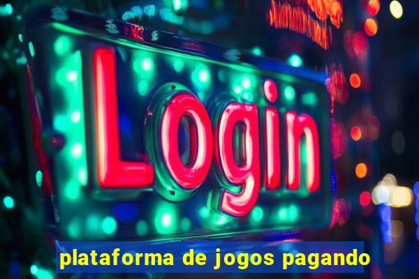 plataforma de jogos pagando