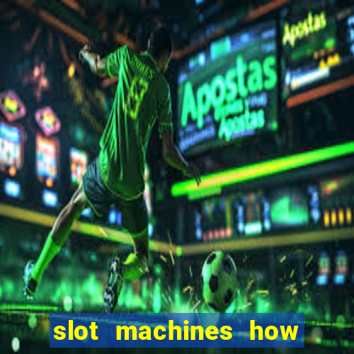 slot machines how to play