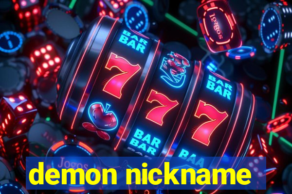 demon nickname