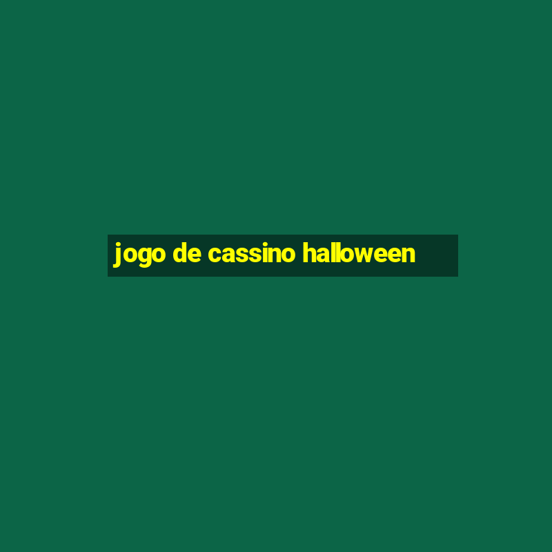 jogo de cassino halloween