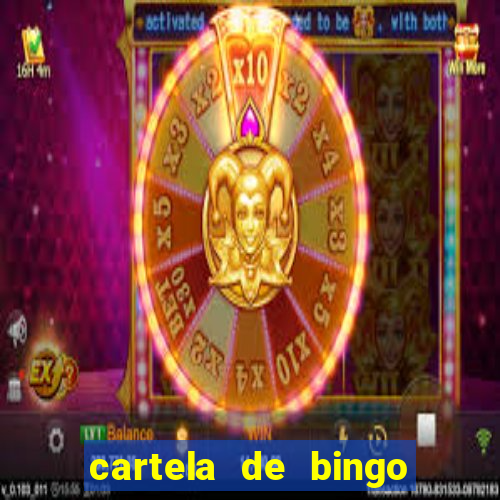 cartela de bingo do alfabeto para imprimir