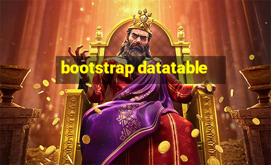 bootstrap datatable