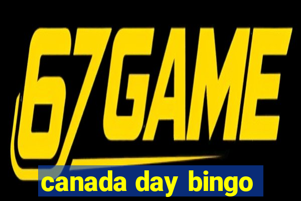 canada day bingo