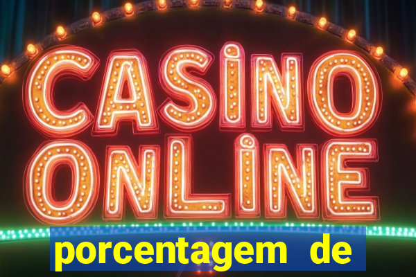 porcentagem de ganhos slots