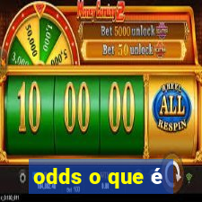 odds o que é