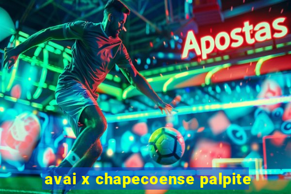 avai x chapecoense palpite