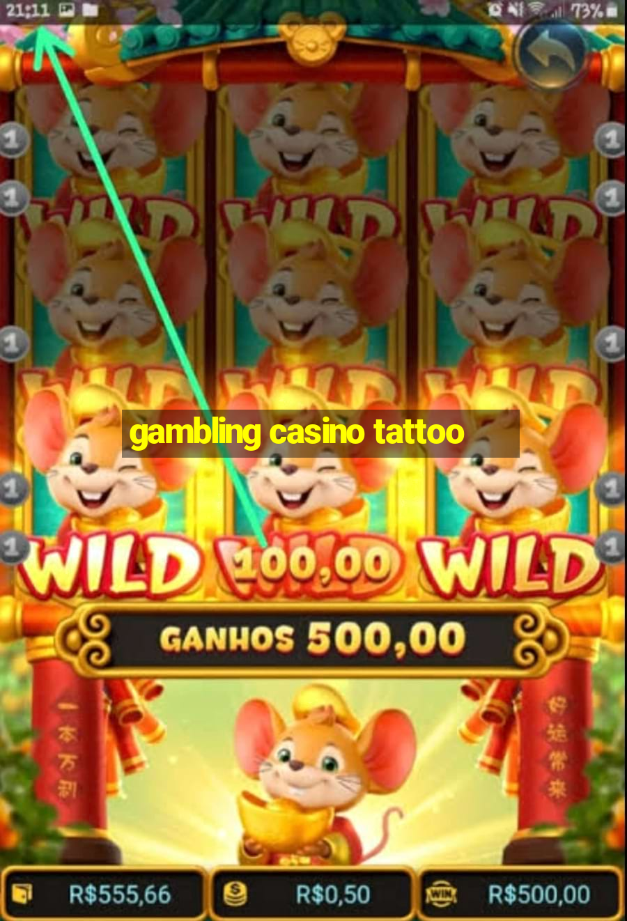 gambling casino tattoo