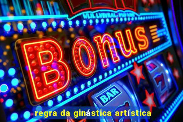 regra da ginástica artística