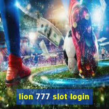 lion 777 slot login