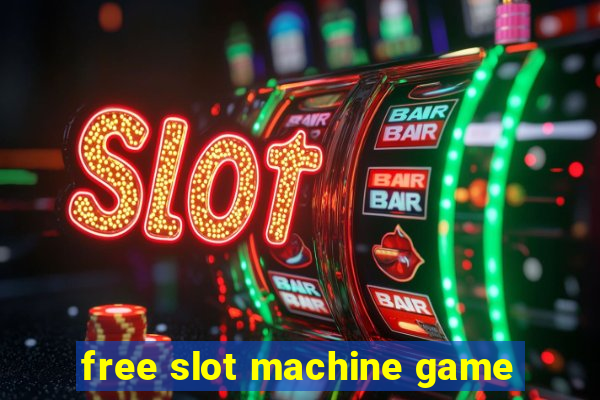 free slot machine game