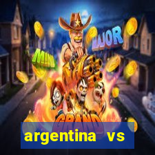 argentina vs colombia ao vivo