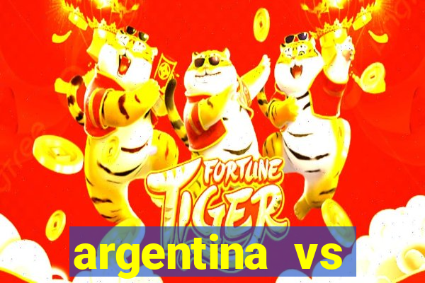 argentina vs colombia ao vivo