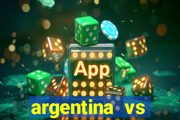 argentina vs colombia ao vivo