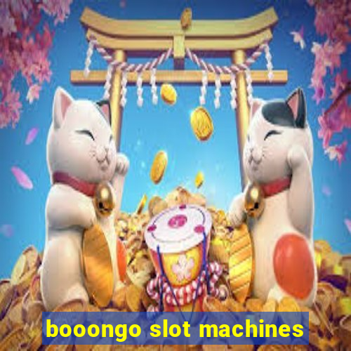 booongo slot machines