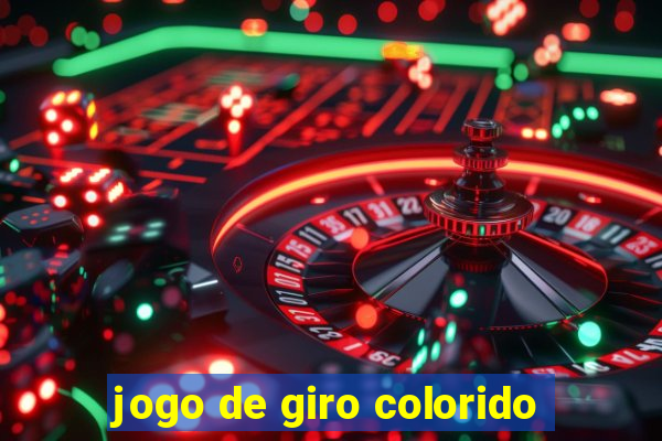 jogo de giro colorido