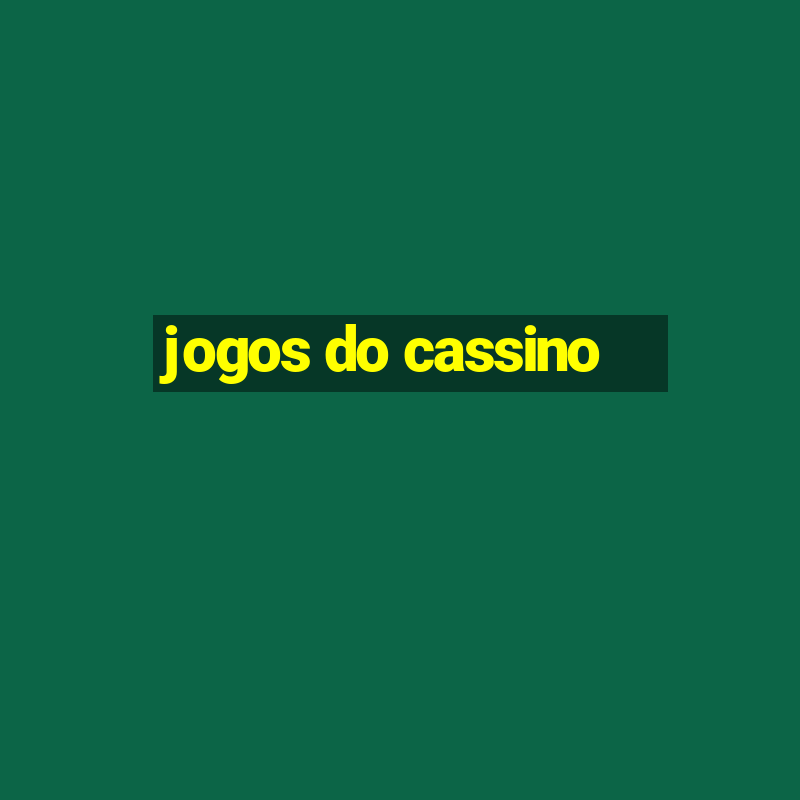 jogos do cassino