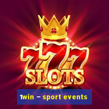 1win – sport events