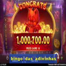 bingo das adivinhas para imprimir