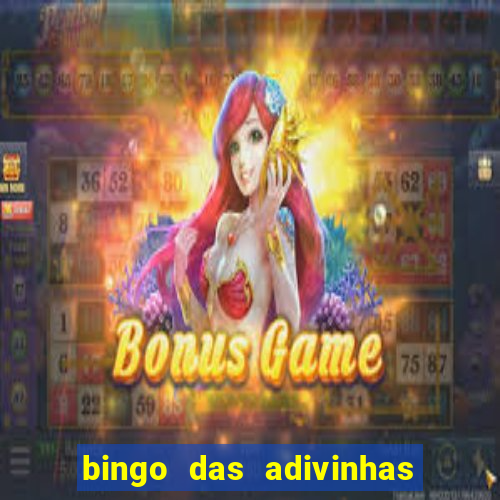 bingo das adivinhas para imprimir