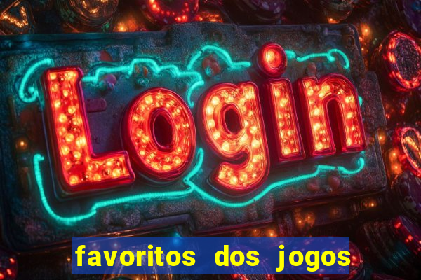 favoritos dos jogos de hoje do brasileir?o