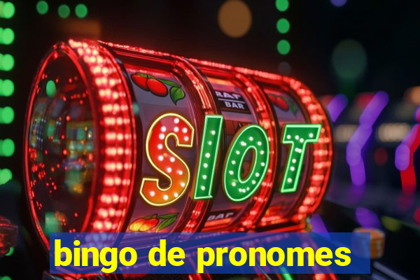 bingo de pronomes