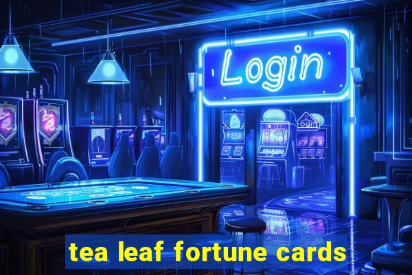 tea leaf fortune cards