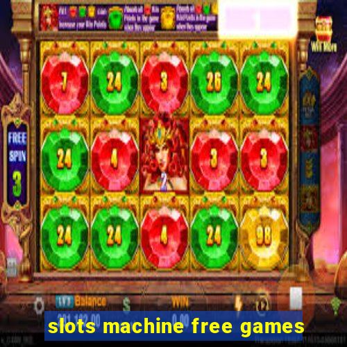 slots machine free games