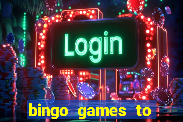 bingo games to play for free