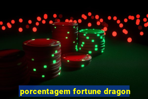 porcentagem fortune dragon