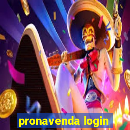 pronavenda login