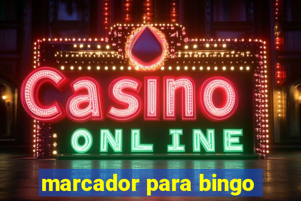 marcador para bingo