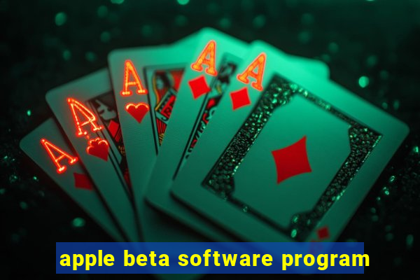 apple beta software program