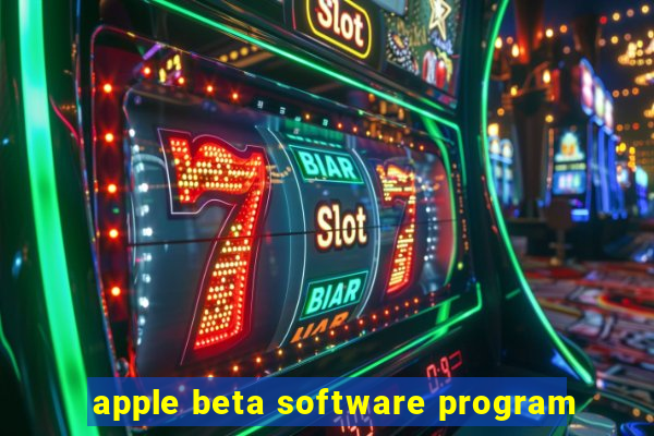 apple beta software program