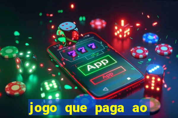 jogo que paga ao se cadastrar