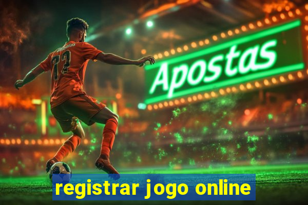 registrar jogo online