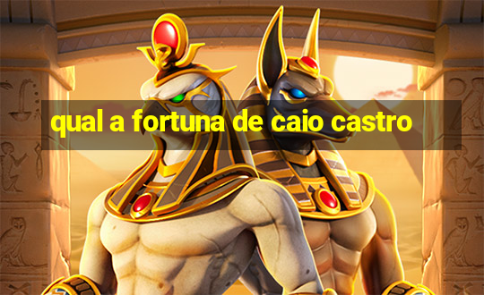 qual a fortuna de caio castro