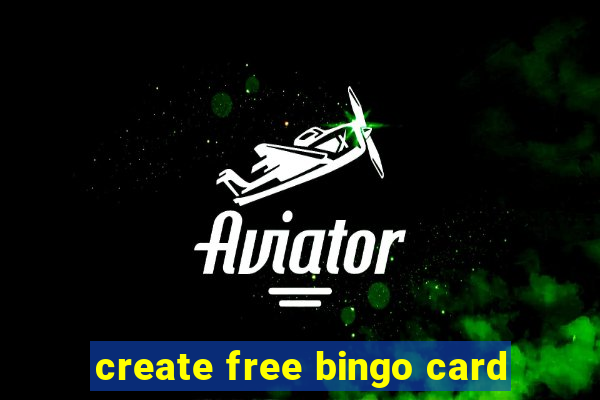 create free bingo card