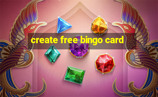 create free bingo card