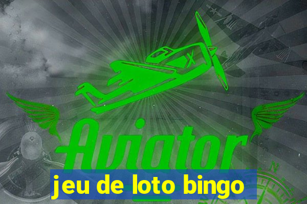 jeu de loto bingo