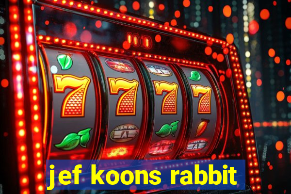 jef koons rabbit