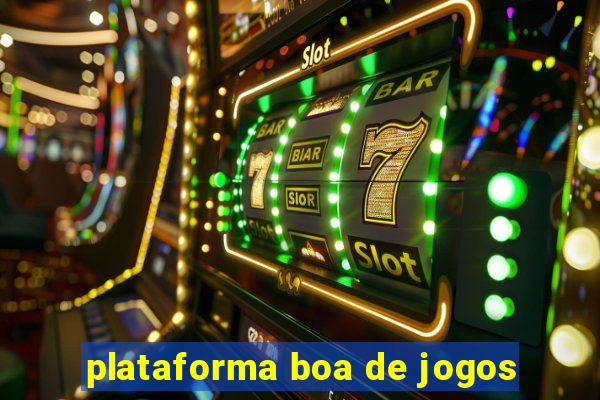 plataforma boa de jogos