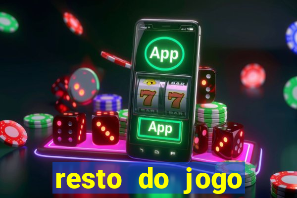 resto do jogo placar atual