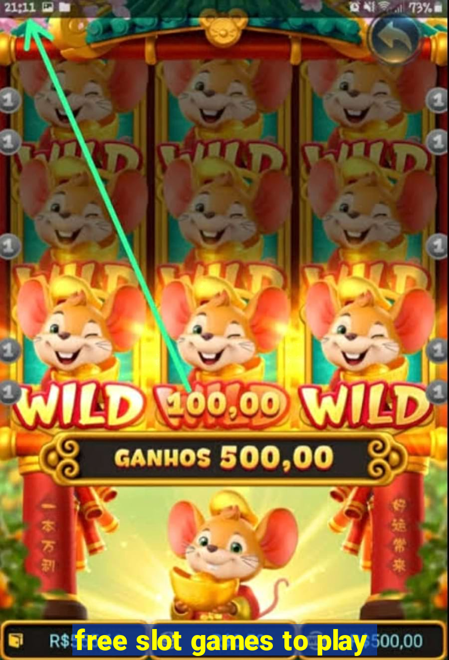 free slot games to play