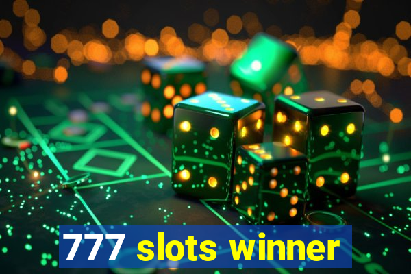 777 slots winner