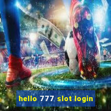 hello 777 slot login