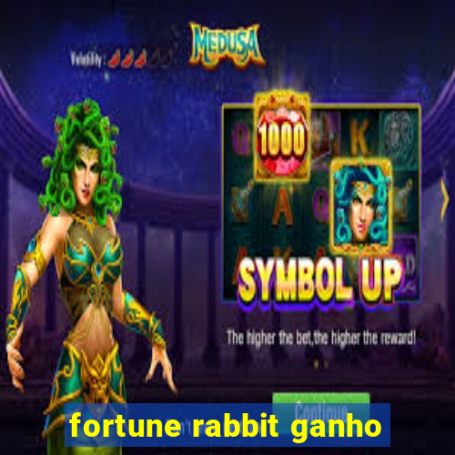 fortune rabbit ganho