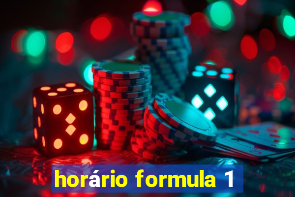 horário formula 1